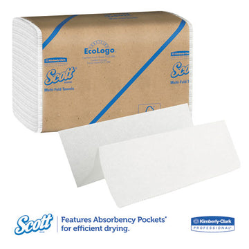 Scott® Essential Multi-fold Towels, Absorbency Pockets, 9 1-5 X 9 2-5, 250-pk, 16 Pk-ct freeshipping - TVN Wholesale